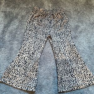 Leopard bell bottoms toddler